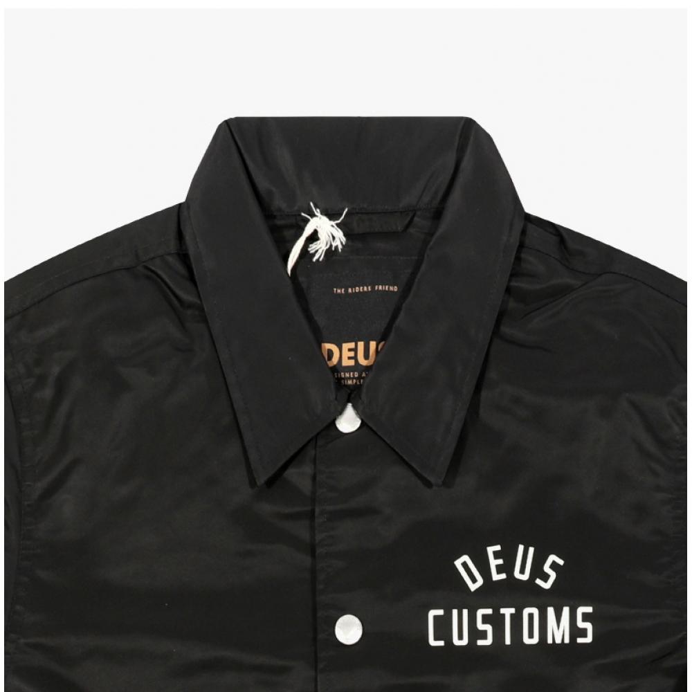 DeuS Ex Machina Engineer Nylon Coach Men S Jacket Dmp256119 Blk