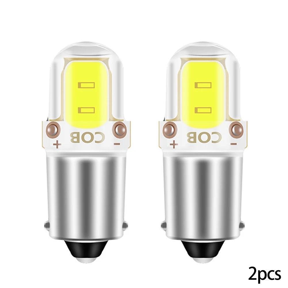 

2/4/6 шт. BA9S автомобильная светодиодная лампа COB DC12V светодиодные фонари 3 Вт внутренняя подсветка номерного знака габаритная лампа для чтения автоматическая лампа белая 6000K сигнальная лампа