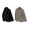 Women's Everyday Suit Workplace Lady Blazer Jacket Trendy Relaxed Fit Fit Female Coat Spring Autumn Clothes for Work Plus Leis Practical Use