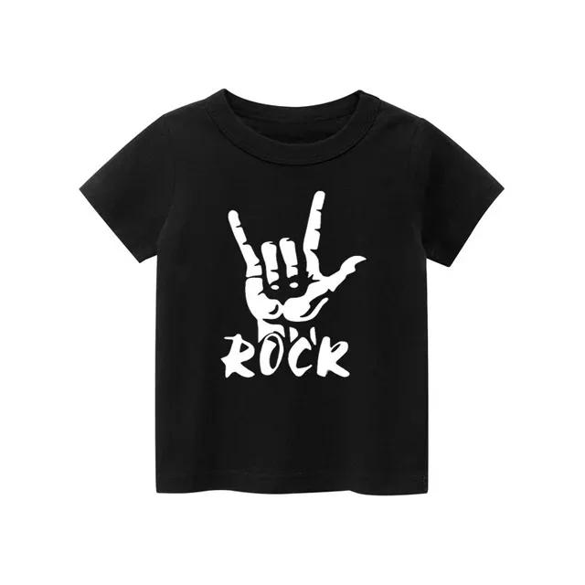 Rock Style Men Women Short Sleeve T Shirt Fashion Print Brand Tshirt Summer Classic Cotton T-Shirt Male Female Clothes Tees Tops