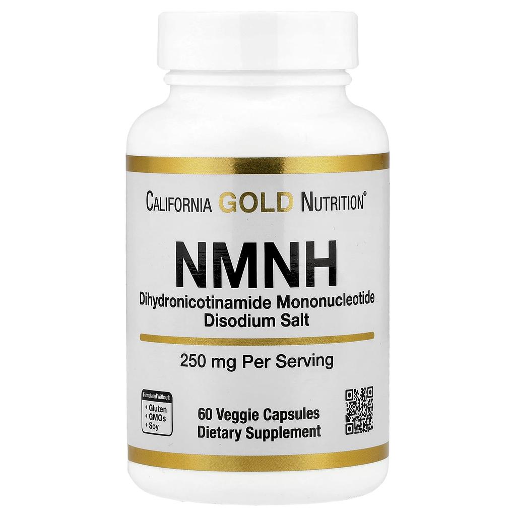 California Gold Nutrition NMNH, 250 Mg, 60 Veggie Capsules