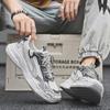 New Trendy Breathable and Versatile Mesh Sports Shoes for Male Students Casual Running Height Increasing Dad Sneakers