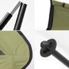 Foldable Camping Chair Ergonomic Designs Reinforced Aluminum Frame Portable Small Seat for Outdoor Fishing Hiking Use