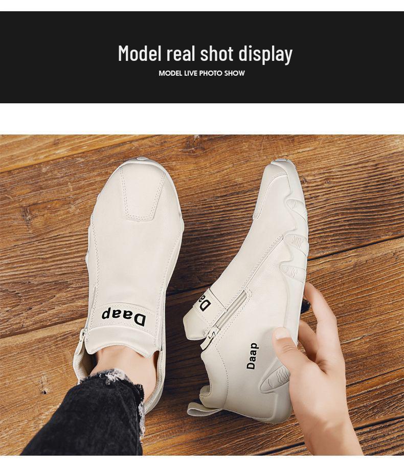 2025 New Men's High-Top Casual Work & Hiking Shoes - Trendy, Versatile Outdoor Footwear for Autumn