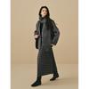 INMAN Women's Alpaca Silk Blend Double-Faced Wool Coat