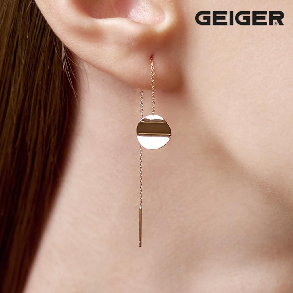 14K Circle Long Earrings GI14EE347