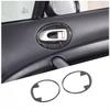 2Carbon Fiber Inner Door Bowl Trim Panel For Mitsubishi ECLIPSE 2006-2011