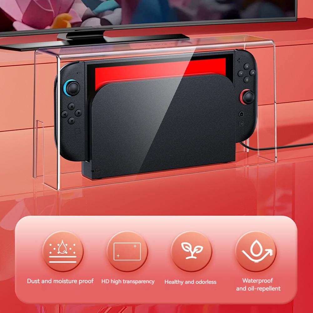 Transparent Display Box Protective Case Dust Guard for Nintendo Switch2 Accessories