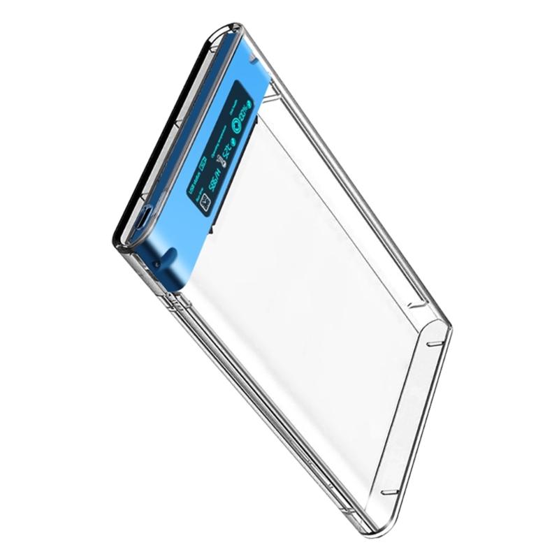 USB3.0 to SATA Hard Drive Enclosure Transparently Case For Hard Drive 2.5inch SSD Enclosure Case