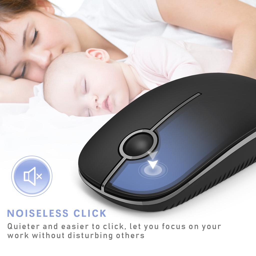 2.4g Wireless Keyboard And Mouse Combo Ergonomic Keyboard With Round Keys Usb Mouse For Windows Laptop Pc Notebook