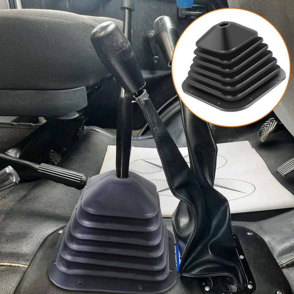 Transmission Dust Cover Car Automatic Manual Transverse Lever Shift Corrugated Dust Cover Car Interior Compatible with Kenworth