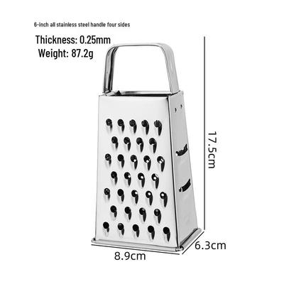 Wutuo Stainless Steel Multi-Function 4-Sided Vegetable Grater