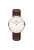 Jahr importiert Daniel Wellington DW Uhr Classic Bristol 40mm Uhr Marke stilvolle beliebte Business Leder Geschenk Freund [Official Shop/2