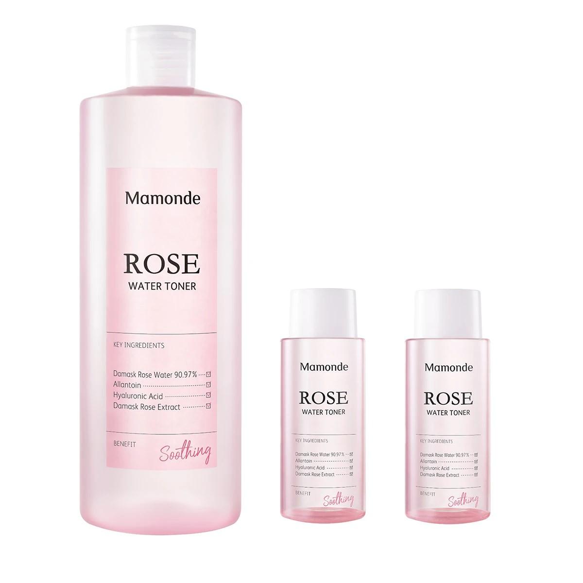 

Mamonde Rose Water Toner 500ml + 50ml x 2