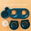 Pet water dispenser feeding anti-knock dual-purpose cat bowl water dispenser automatic drinking water feeder dog supplies