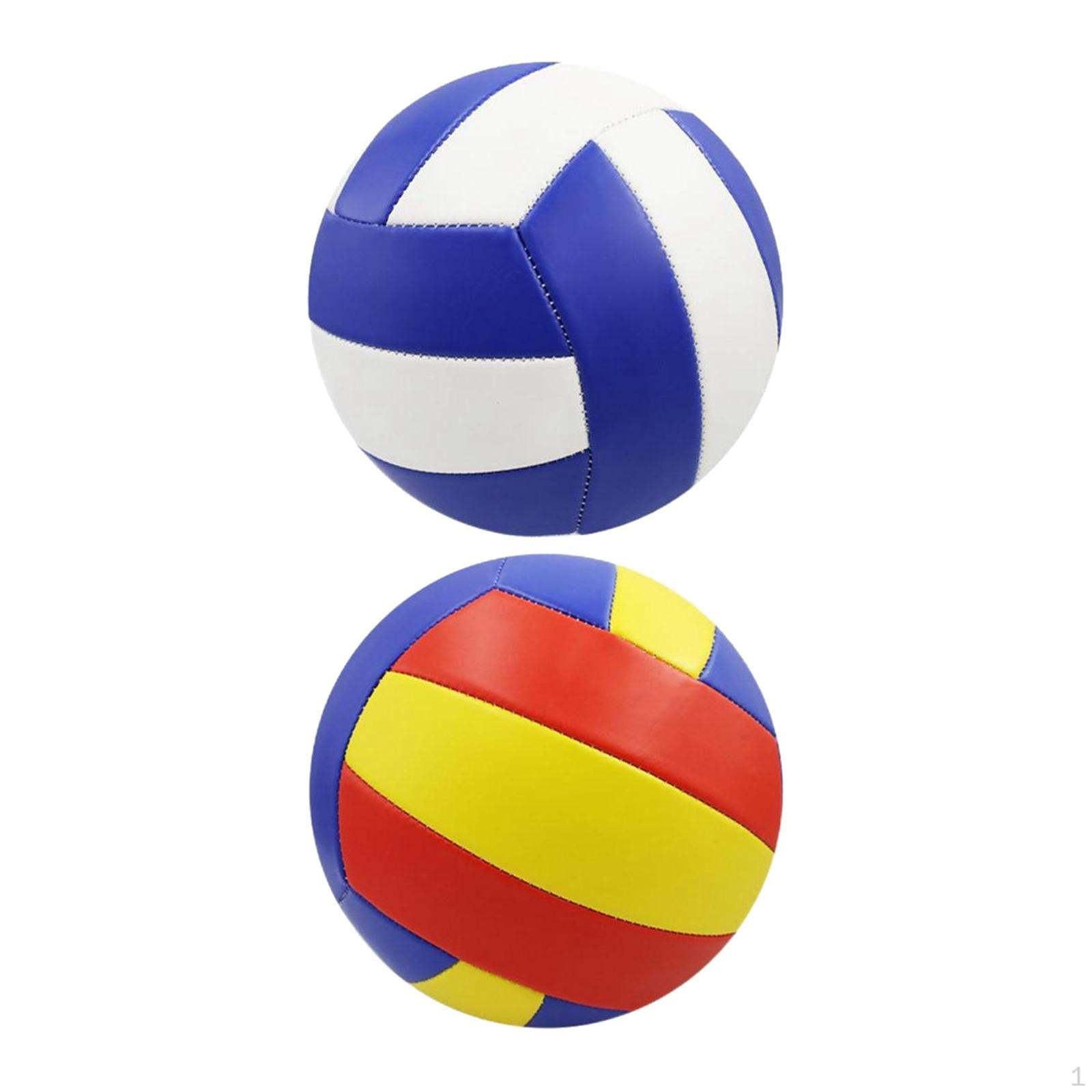 

2pcs Official Size 5 Volleyballs Professional Kids Beach Gym Training Equipment Durability