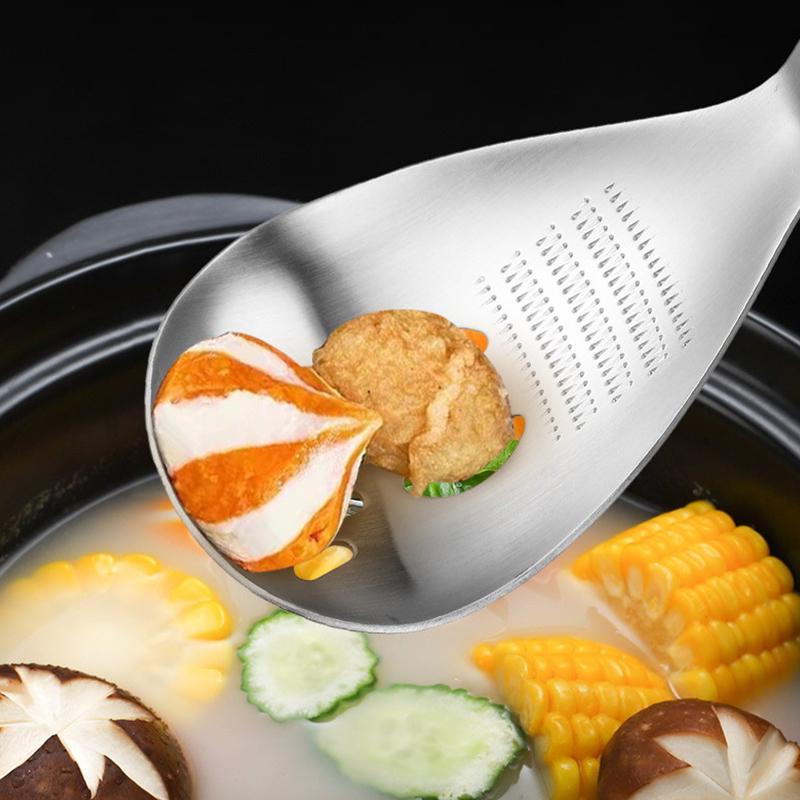 Multifunktionell Köksredskap i Rostfritt Stål För Matlagning Vitlök Ingefära Grönsaksrivare Malare Sked Köksredskap