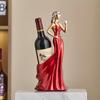 Red Wine Rack Home Decoration Ornaments Grape Wine Display Rack Cabinet Decoration Creative Design Sexy Girl Wine Bottle Holder