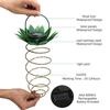 Spiral Lantern Light Solar Powered Pineapple Lamp Spiral LED Lanterns Outdoor Decorative String Wire Lights For Garden Patio