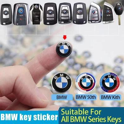 11/14mm Aluminum Car Remote Key Sticker Emblem Accessories For 50th Kith F30 F10 E90 E34 E53 E61 E62 E93 GT X3 E46 X5 X6 E30