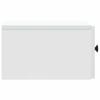 Wall Mounted Nightstand White 33 x 34.5 x 20 cm Engineered Wood
