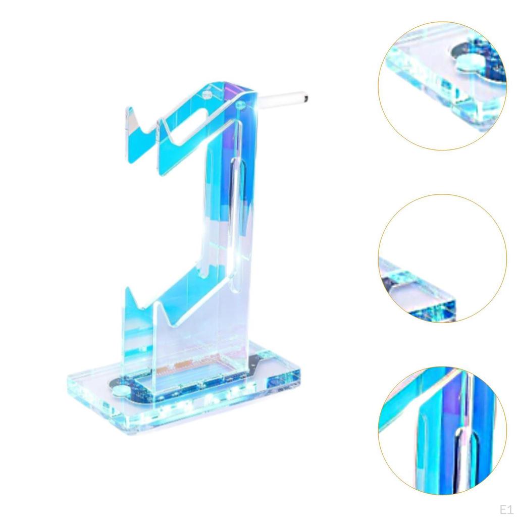 Game Controller Holder Headset Stand with Lights Organizer Accessories Rubber Pad Premium