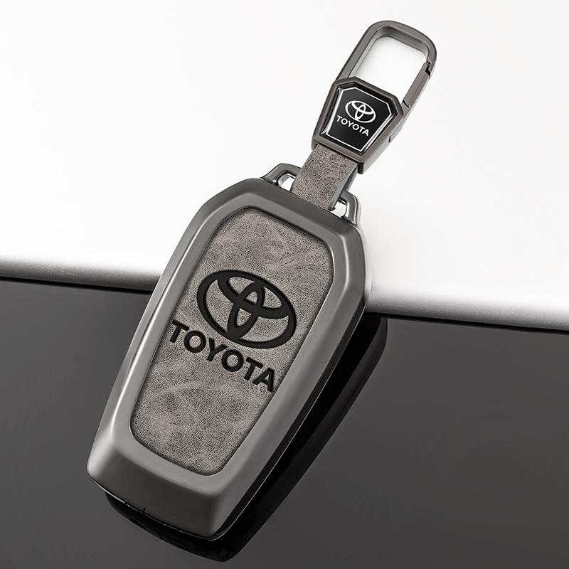 Para Toyota Land Cruiser 200 Prado Crown Yaris Cross Hilux Innova Fortuner Camry Alphard PREVIA Vellfire Capa Protetora para Chave de Carro