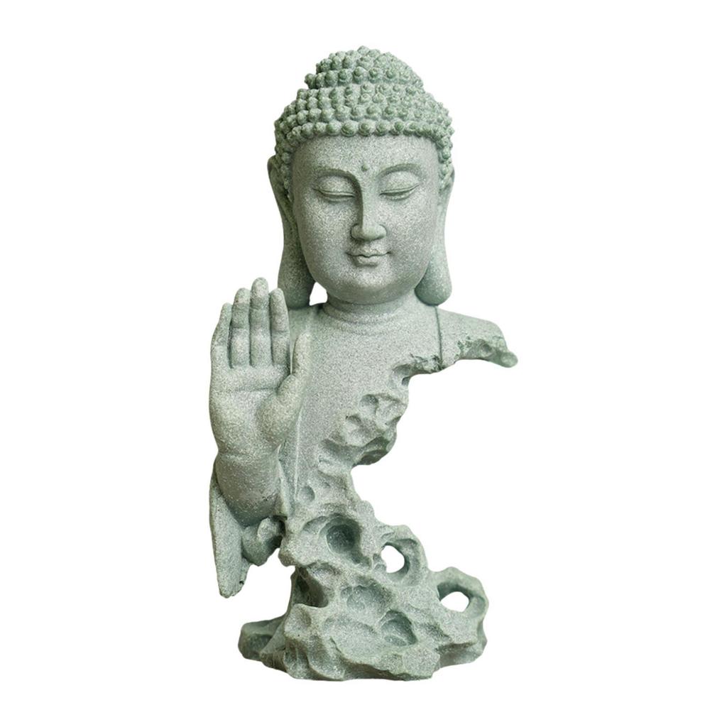 Gautama Buddha Statue Ornament Figure Zen Decoration Religious Sculpture for