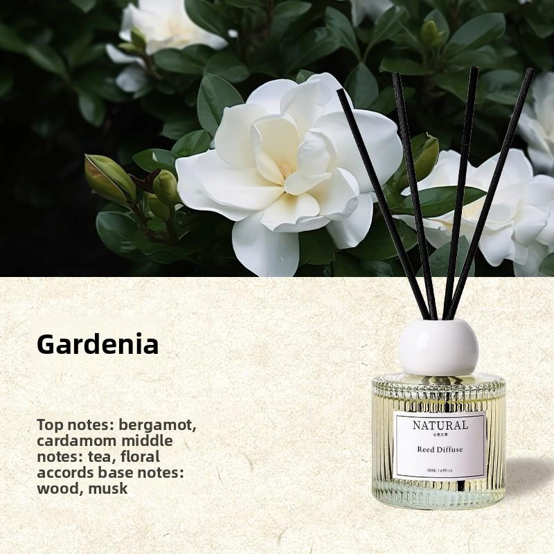 

Gardenia Aromatherapy Non Fire Essential Oil Home Interior Lasting Bedroom Perfume Room Bathroom Fragrance Toilet Incense 50ml