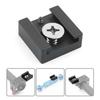 Cold Shoe Mount Aluminum Adapter Bracket Hot Shoe with 1/4 Thread for Camera
