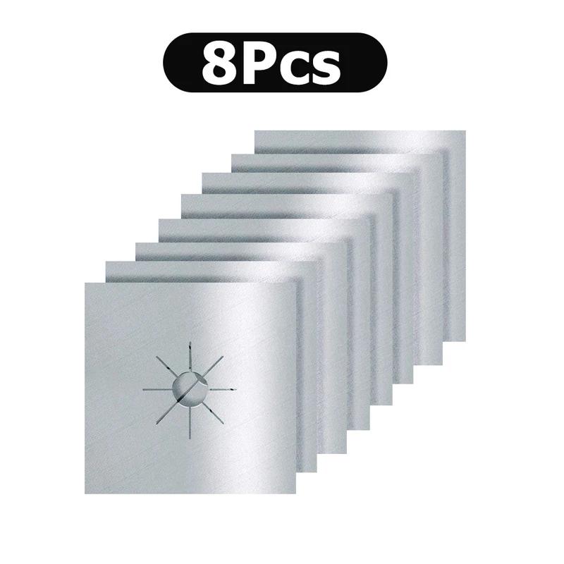4/8pc Stove Protector Cover Liner Gas Stove Protector Gas Stove Stovetop Burner Protector Kitchen Accessories Mat Cooker Cover