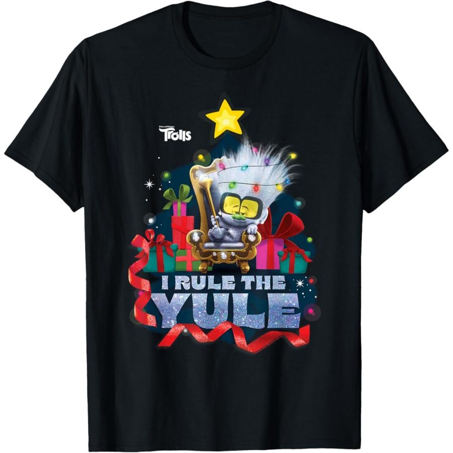 

DreamWorks Trolls Tiny Diamond Yule T-Shirt XXXXXL чорний