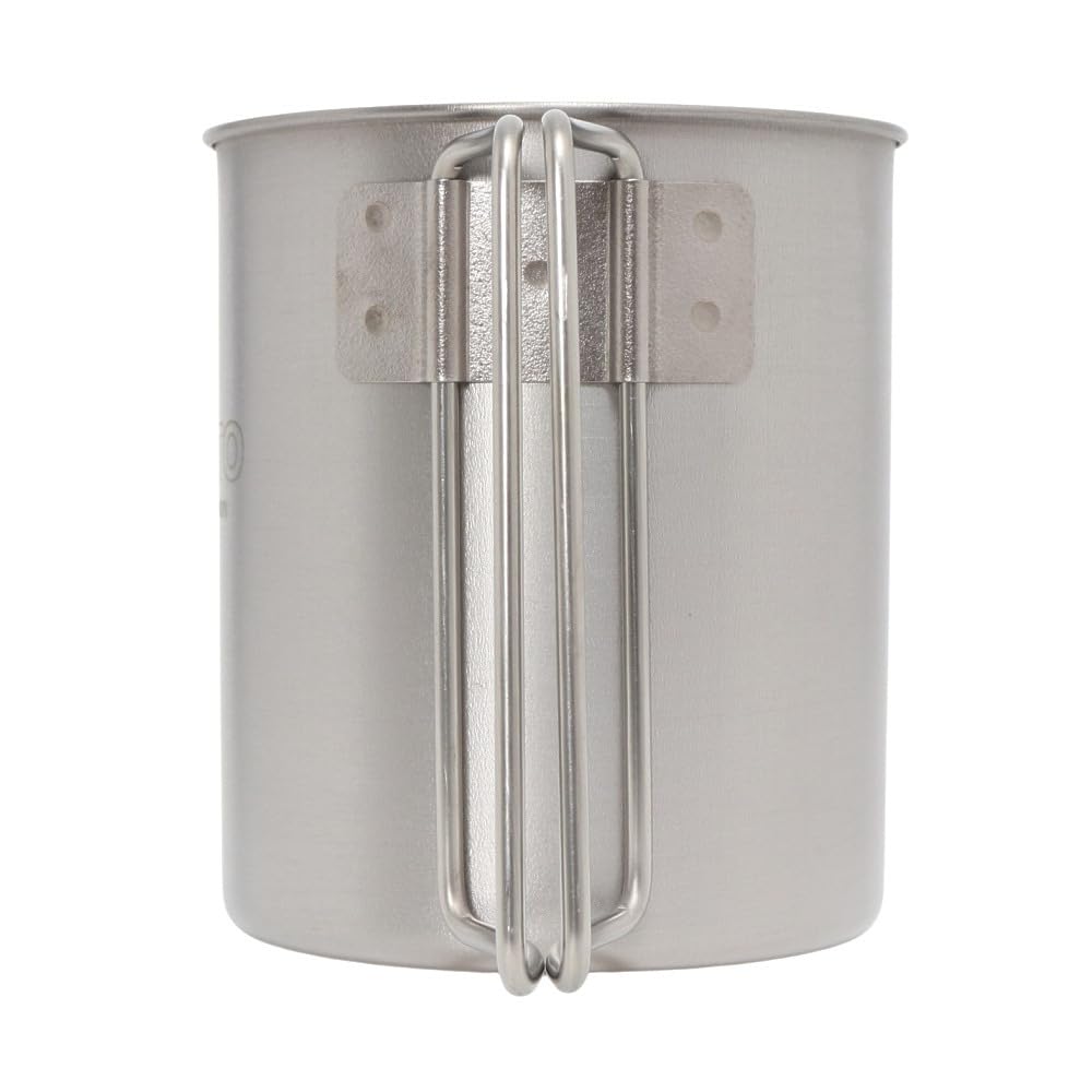 SOTO Titanium Mug 450ml Ultra Light 53g Thickness Folding Handle Made In Japan Camping Outdoor Cup Mug 0.3mm SOD-532