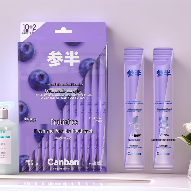 Probiotic Berry Blueberry Fresh Mouthwash