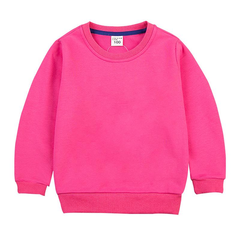 Children's Round Neck Long Sleeve Sweatshirt - Autumn/Winter Styles for Custom Pattern Designs