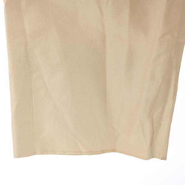 FOXEY Made In Japan Silk Long Coat F Beige Women Used