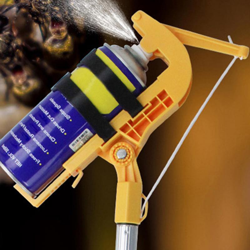 Spray Can Extender Adjustment Sprayer Bracket Adaptor Adjustable Angle Spray Extender Wasp Nest Aerosol Can Extension