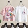 Children's Cartoon Print Tops, Children's Clothing, T-shirts, Short Sleeves