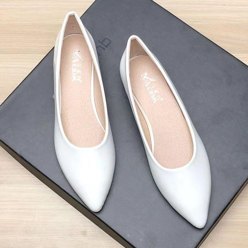 Summer Candy Color Ladies Patent Leather Slip-on Pointy Toe Light Shoes for Women Outdoor Flats 2024 Casual Shoes Loafers