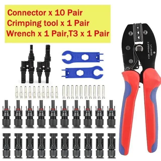 400/200/100/40/20/10 Pcs 1000V 30A Solar Connector Kit Connectors for Solor Panel