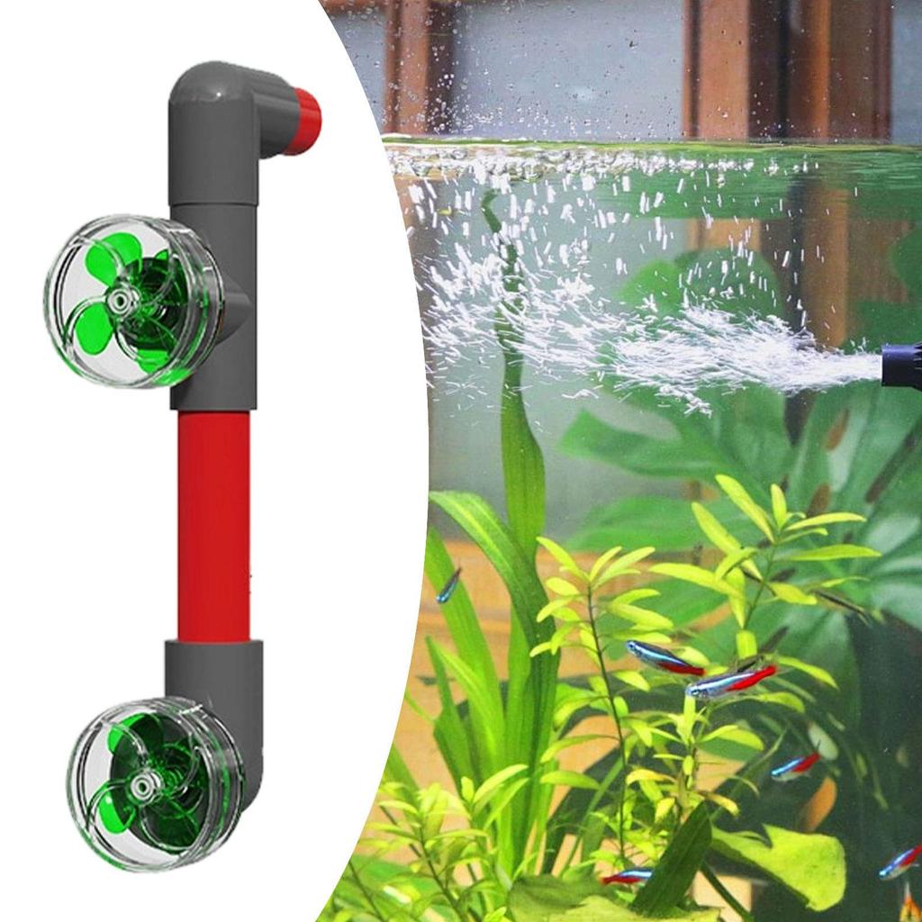 Aquarium Water Discharge Fan, Pipe Fittings Kit, Fish Tank Equipment, Accessories for Aquatic