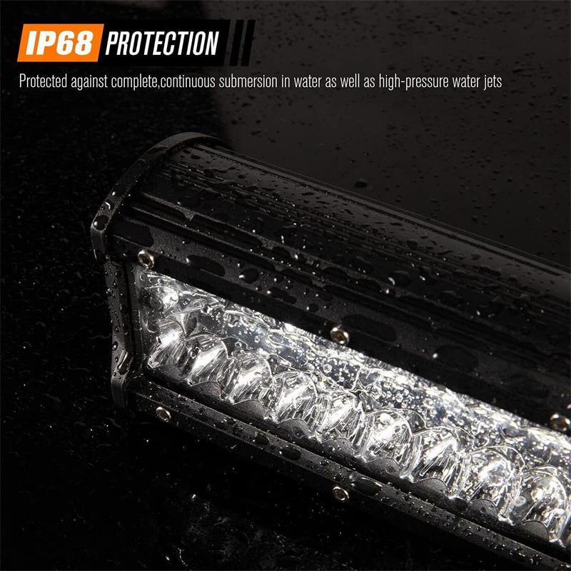 2Pcs 7'' Led Work Light Bar 800W Spot Flood Beams Combo For Car Tractor Boat Offroad Truck Suv Atv Car Repairing Lights