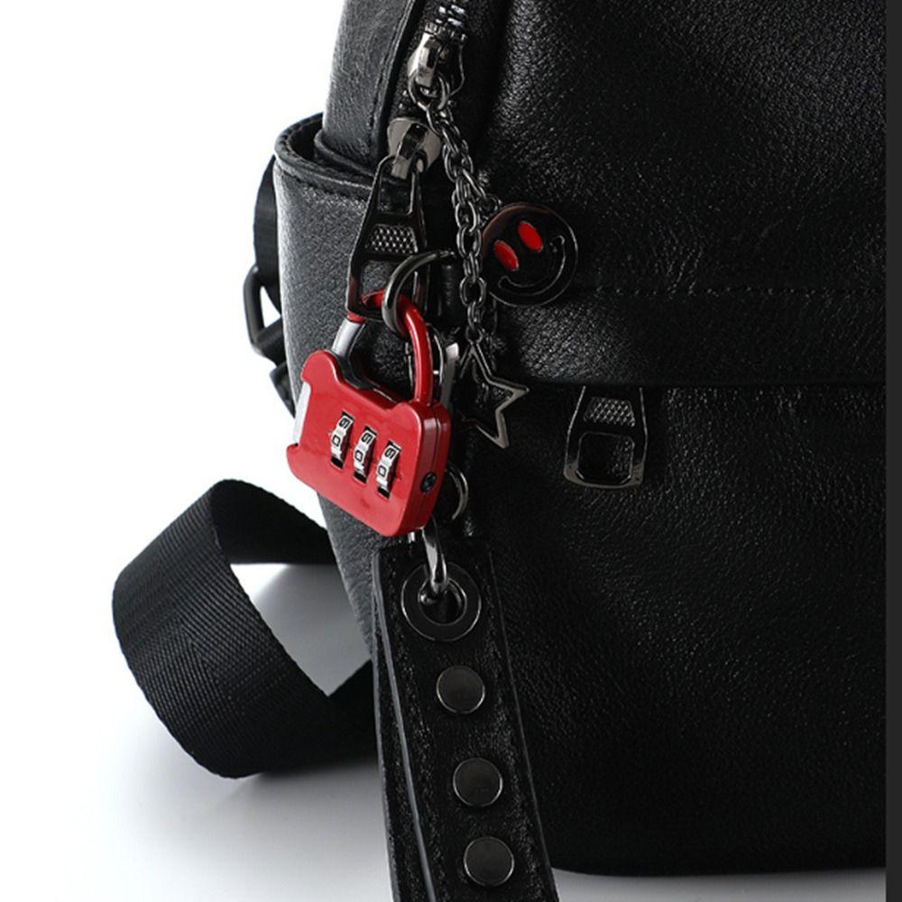 Zinc Zinc Zinc Alloy 1Pcs Student Dormitory Digit Code Password Durable Zipper Lock Padlock Lock Trolley Case
