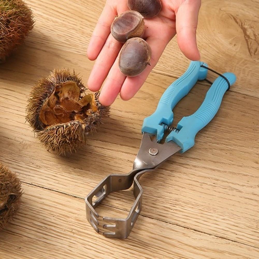 Multi-Functional Chestnut Opener Ergonomic Chestnut Plier Chestnut Sheller  Cooking Accessory