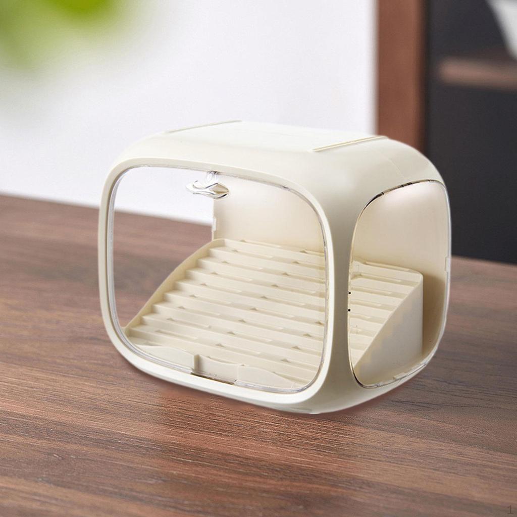 Case for Collectible Figures with Door, Organizer Box Miniature Statues