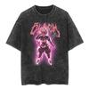 T-shirt a maniche corte lavata effetto invecchiato Giapponese Classico Dragon Ball Goku Cartone Animato Anime Oversize High Street Vintage Uomo e Donna