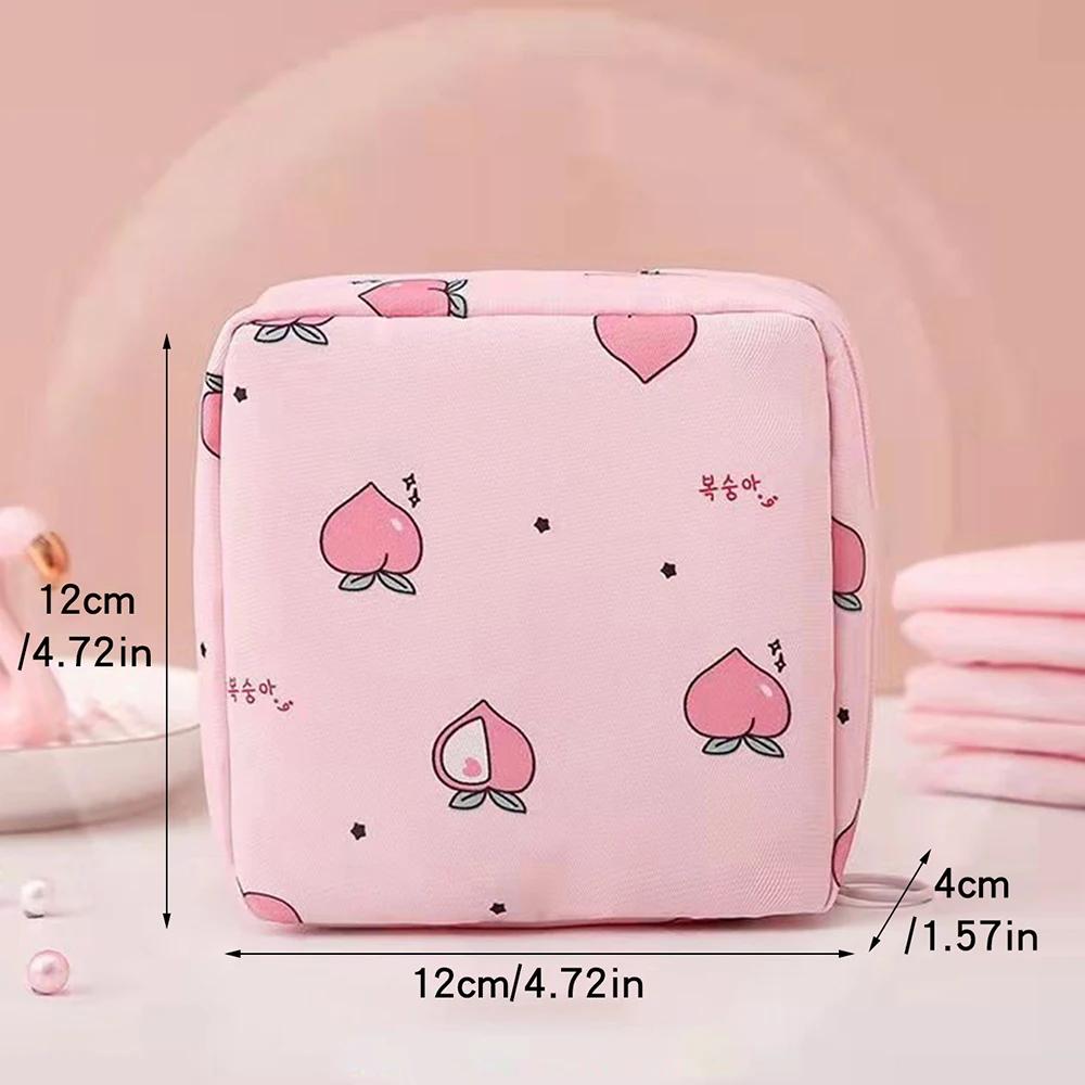 

Cute Cartoon Girl s Sanitary Pad Storage Bag,Large Capacity Girl s Monthly Sanitary Pad Storage Bag,Portable Travel Bag розовый