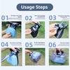 Foldable Handheld Pet Collector Shovel Portable Travel Poop Scoop Safe Hygienic Excreta Removal Tool for Medium Small Dogs