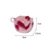 Portable Earphone Storage Bag Snap Button Mini Bluetooth Headset Case Love Heart Coin Purse for Women Girls