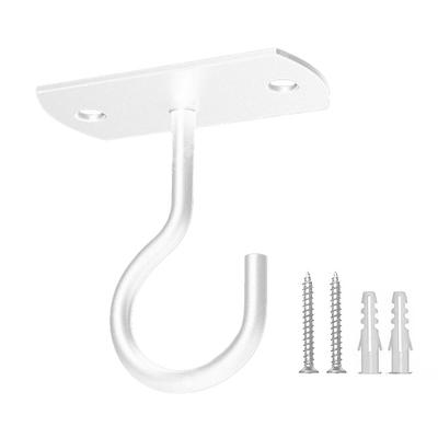 Decor And Placement Options Wrought Iron Hooks Wall Hanging Hooks Versatile Wall Installation High Load Capacity Two-piece Set